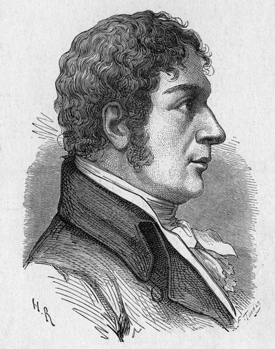 Portrait of François Zambeccari (1756-1812), French Aeronaut - in Album of Science; Illustrious Scholars; Great Discoveries 1896 by French School