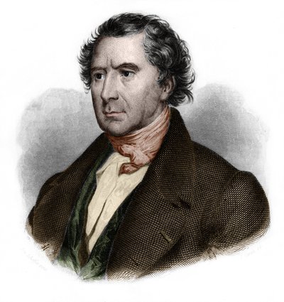 Portrait of Francois Arago (1786-1853), French mathematician, physicist, astronomer and politician. in Livre des Sporers by Louis de Cormenin Timon. 1842. Private collection. by French School