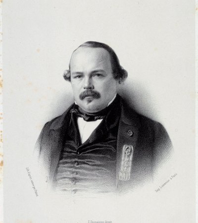 Portrait of Francois Auguste Perrinon (1812-1861), Martinique deputy by French School