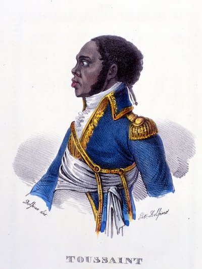 Portrait of Francois Dominique Toussaint Louverture by French School