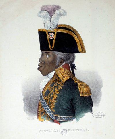 Portrait of Francois Dominique Toussaint Louverture by French School