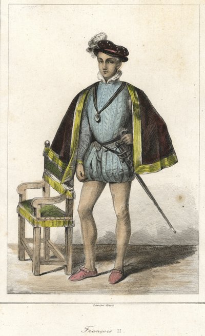 Portrait of Francois II (1544 - 1560), King of France by French School