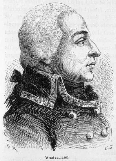 Portrait of Francois Joseph Westermann, general francais (1751-1794) - in L