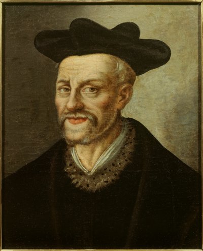 Portrait of Francois Rabelais, French writer and doctor by French School