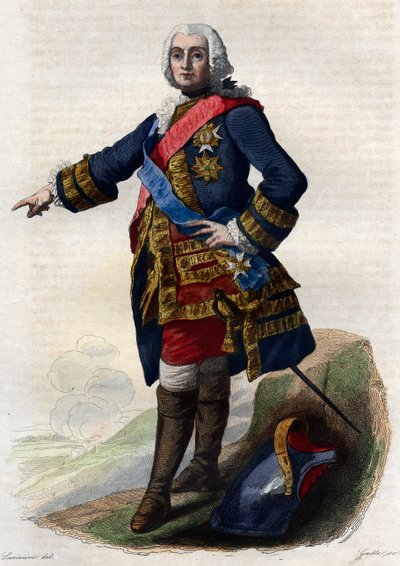 Portrait of Francois de Chevert (1695-1769), French general by French School