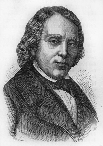 Portrait of François Vincent Raspail (1794-1878), French Biologist, Chemist and Politician by French School