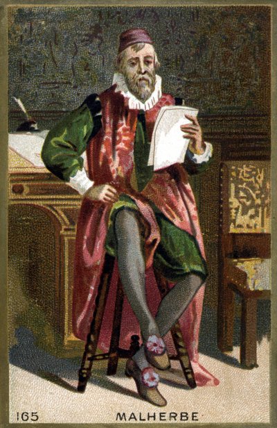 Portrait of François de Malherbe (1555-1628). 19th century chromolithography by French School