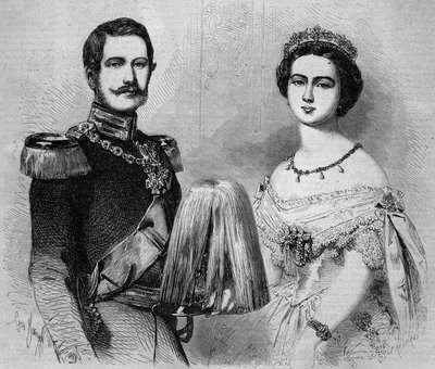 Portrait of Frederick William of Prussia and His Fiancée Princess Victoria of England by French School