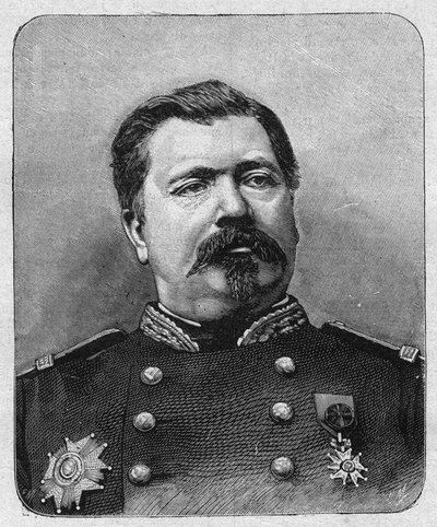 Portrait of General Davout (c. 1829), Grand Chancellor of the Legion of Honour. Engraving in “La gazette du dimanche” of 12 December 1895 by French School