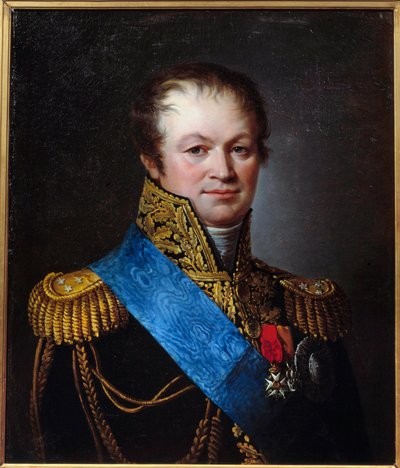 Portrait of General Henri François Marie Charpentier (1769-1831) with the three Imperial Orders by French School