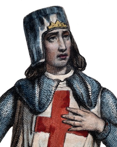 Portrait of Geoffrey of Villehardouin (1150-1228), French historian and knight by French School