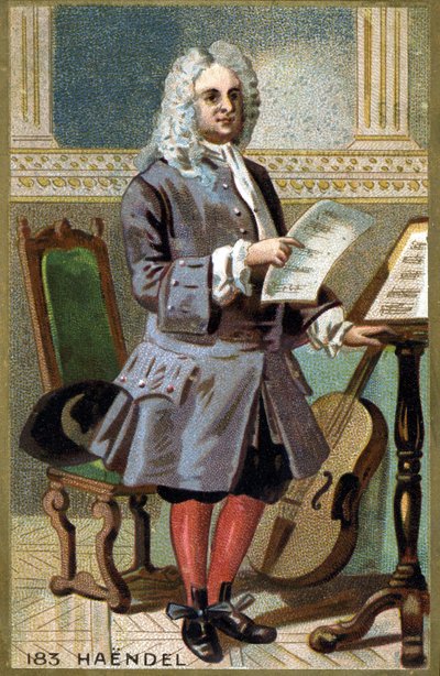 Portrait of George Frederick Handel by French School