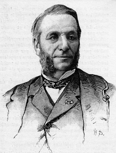 Portrait of Georges Guiffrey (1827-1887), Senator of the Hautes Alpes between 1879-1887. by French School