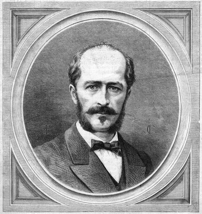 Portrait of Gustave Lambert (1824-1871), French hydrographer and explorer, author of an expedition project at the North Pole by French School