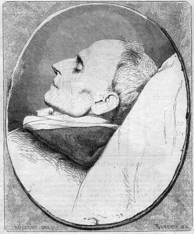 Portrait of Henri Lacordaire on His Deathbed by French School
