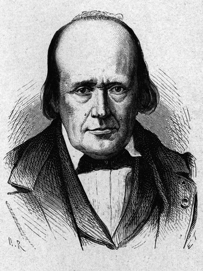 Portrait of Henri Milne-Edwards (1800 - 1885), French Physiologist - in Album of Science; Illustrious Scientists; Great Discoveries 1896 by French School