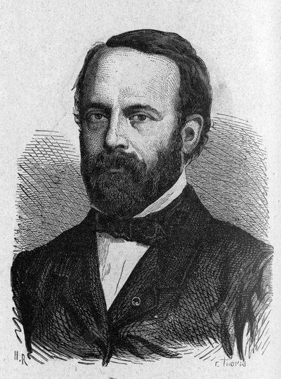 Portrait of Henri Sainte-Claire Deville (1814 - 1876) - in Album of Science; illustrious scholars; Great discoveries 1896 by French School