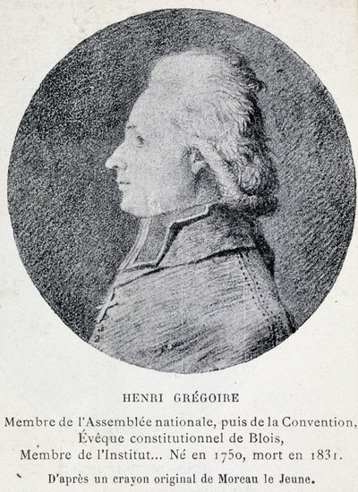 Portrait of Henri Known as the Abbe Gregoire (1750-1831), French Ecclesiastic and Politician by French School