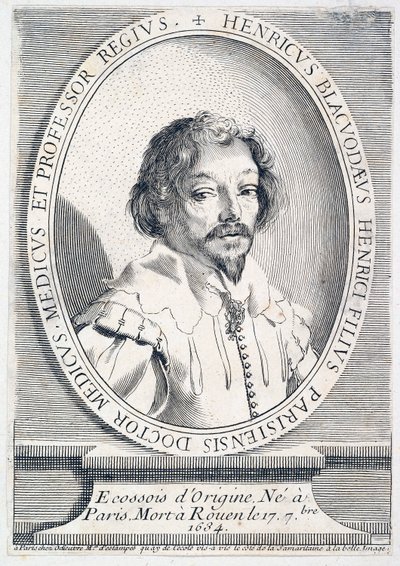 Portrait of Henry Blackwood, pub. 1755-65 engraving, 1755 by French School