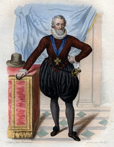Portrait of Henry IV (1553-1610), King of France by French School