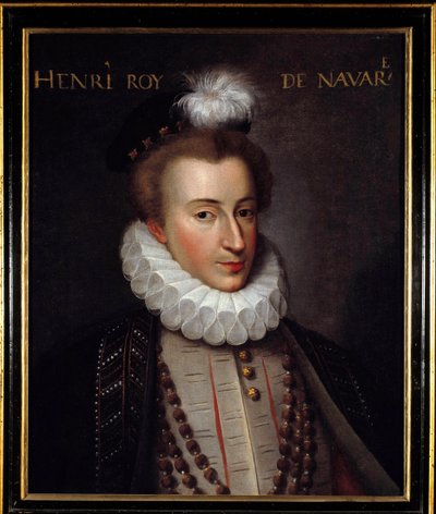 Portrait of Henry IV, King of France by French School