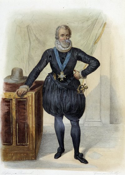 Portrait of Henry IV, King of France (1553-1610) - in 
