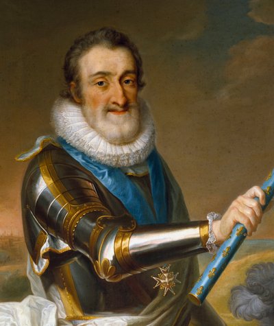 Portrait of Henry IV of France, in Armor (Detail) by French School