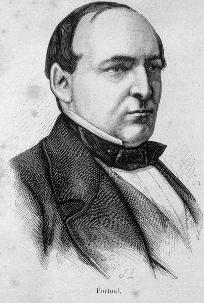 Portrait of Hippolyte Fortoul, French Writer and Minister (1811-1856) - in L