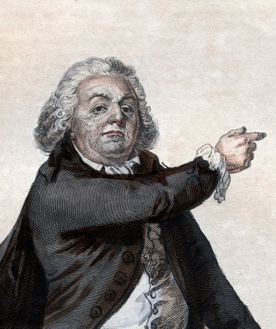 Portrait of Honore Gabriel Riqueti, comte de Mirabeau (1749-1791), French politician and revolutionary by French School