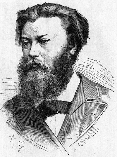 Portrait of Jablochkoff - in Album of Science; Illustrious Scientists; Great Discoveries 1896 by French School