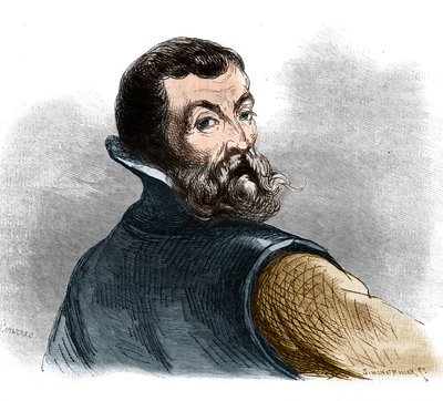 Portrait of Jacques Cartier (1491-1557), French navigator and explorer by French School