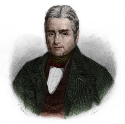 Portrait of Jacques Lafitte (1767-1844), French politician and banker. in Book of Speakers by Louis de Cormenin Timon. 1842. Private collection. by French School