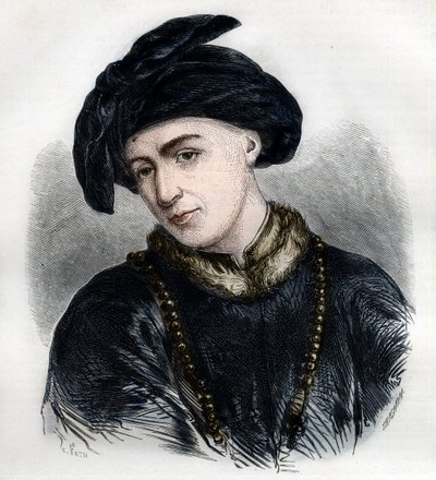 Portrait of Jan Hus by French School
