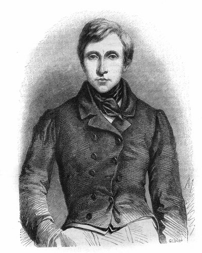Portrait of Jean Auguste Pelage Brizeux, French poet by French School