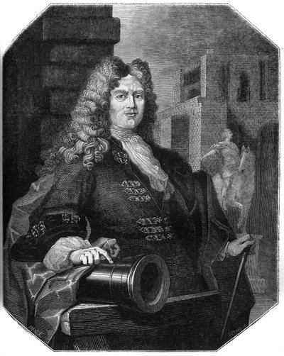 Portrait of Jean Balthazar Keller (1638-1702), Swiss goldsmith and founder. by French School