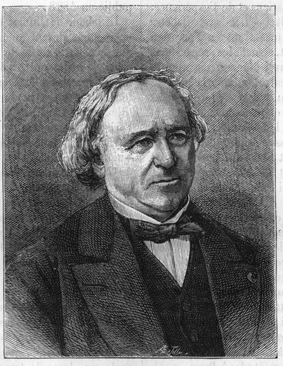 Portrait of Jean Baptiste Dumas (1800-1884) French chemist, founder of the Central School of Arts and Manufactures in 1832. by French School