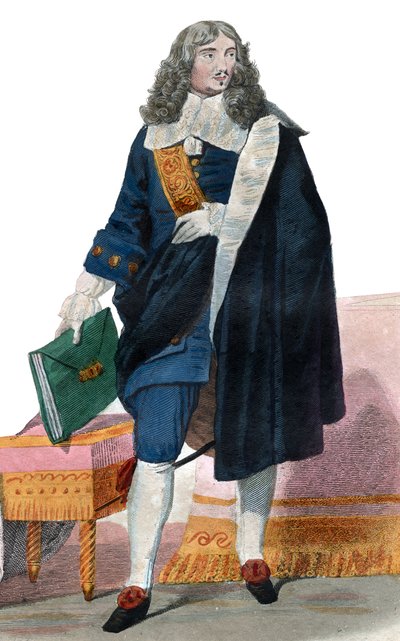 Portrait of Jean Baptiste Colbert, French politician by French School