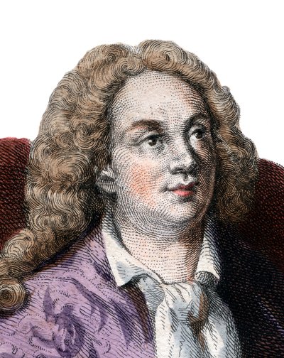 Portrait of Jean Baptiste Rousseau, French poet by French School