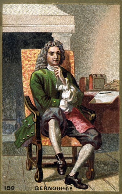 Portrait of Jean Bernoulli (Johann Bernoulli) by French School