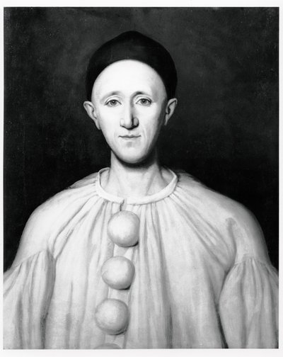Portrait of Jean Charles Deburau as Pierrot by French School