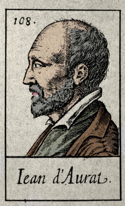 Portrait of Jean Dorat (Auratus of his real name Jean Dinemandi) by French School