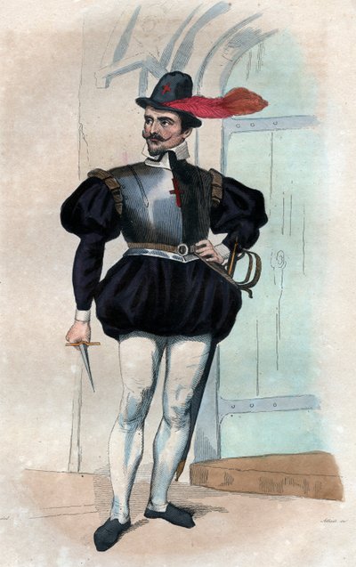 Portrait of Jean Leclerc, called Bussy Leclerc (d.1635) by French School