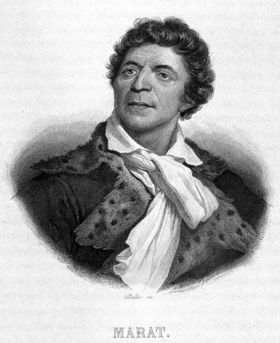 Portrait of Jean Paul Marat (1743 - 1793) - in 