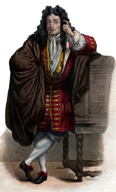 Portrait of Jean de La Bruyere (1645-1696), French essayist and moralist by French School