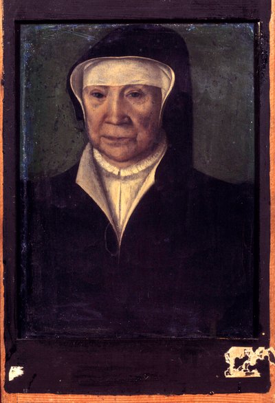 Portrait of Joan of Navarre (1273-1305), Queen of France. Painting of the French School. 16th century. Versailles, Chateau Museum by French School