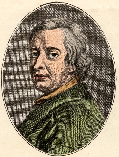 Portrait of John Dryden by French School