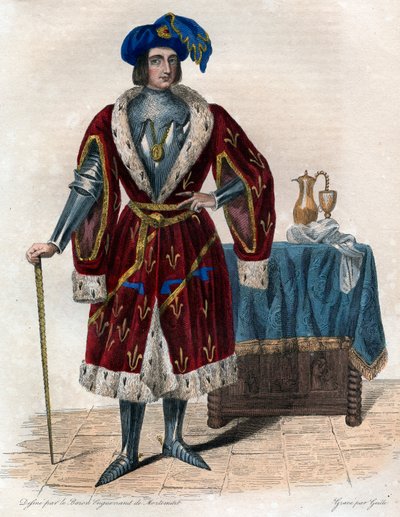Portrait of John of Orleans, Count of Dunois (Bastard of Orleans) by French School