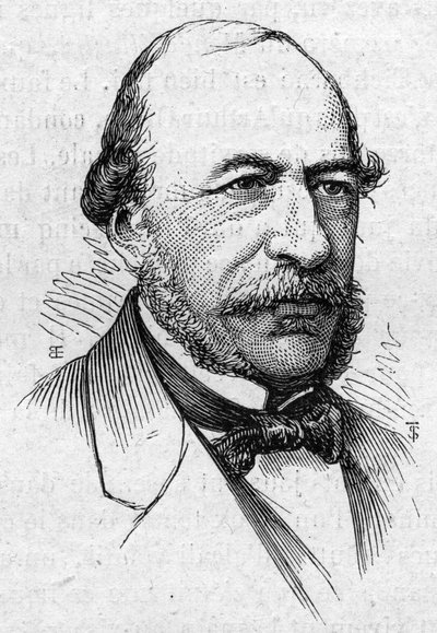 Portrait of Joseph Autran, French Poet and Academician (1874) by French School