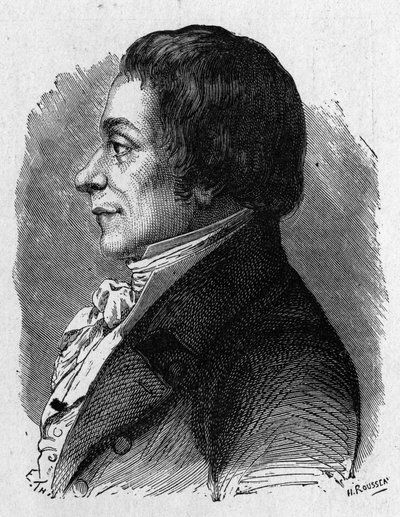Portrait of Joseph Lakanal (1762 - 1845), French Politician - in Album of Science; Illustrious Scholars; Great Discoveries 1896 by French School