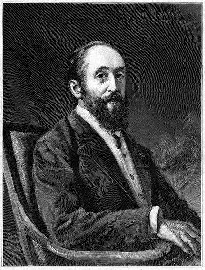 Portrait of Jules Claretie (1840-1913), French novelist and member of the French academy by French School